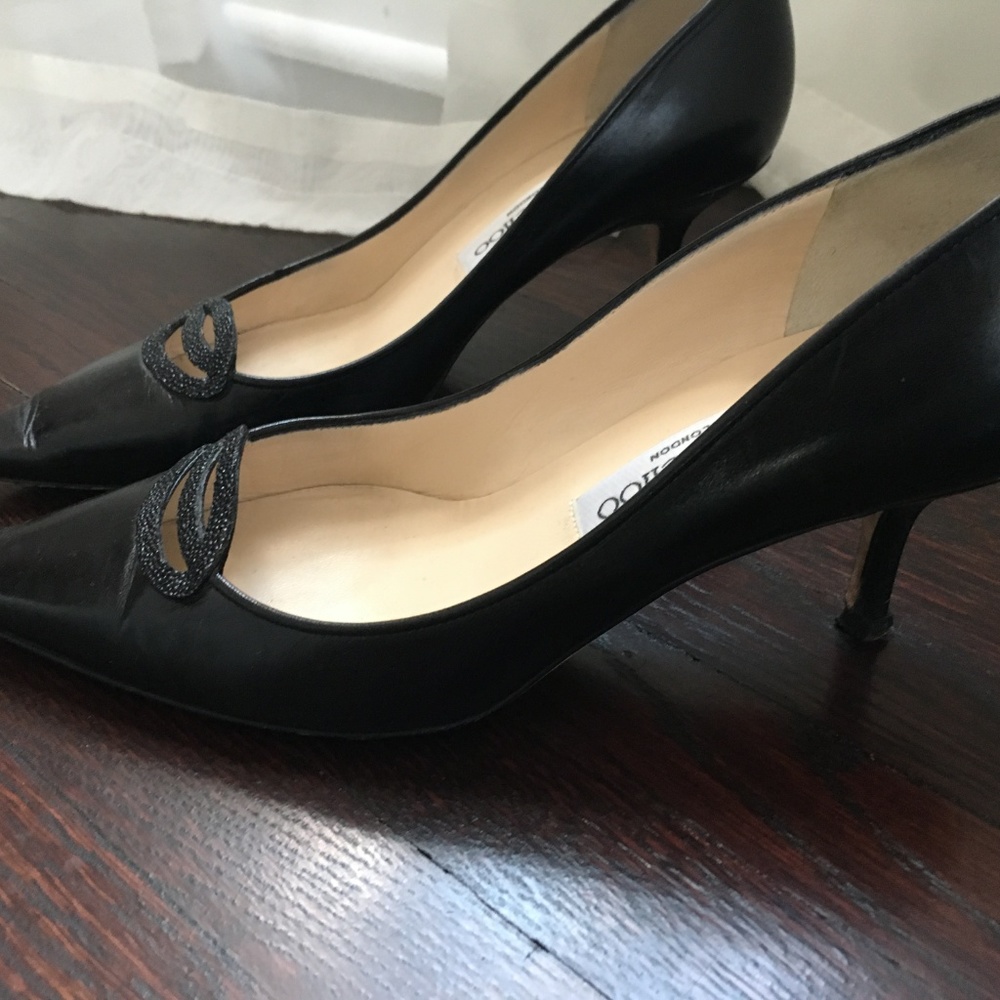 JIMMY CHOO - Black Pumps - Size 37